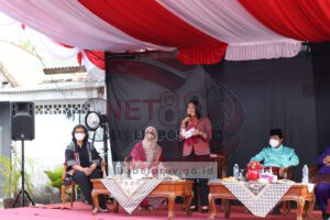Di Desa Penyamun, Menteri Bintang Puspayoga Me launching Model Desa/Kelurahan Ramah Perempuan dan Peduli Anak