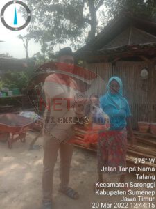 BARA NUSA Dpc Sumenep, Salurkan Bantuan Paket Sembako ke Korban Angin Puting Beliung