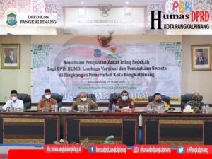 Kasubbag Perundang Undangan Hadiri Sosialisasi Penguatan Zakat Infaq Sedekah