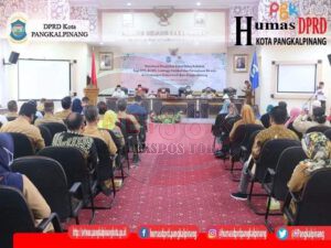 Sekretaris DPRD Kota Pangkalpinang Menghadiri Sosialisasi Penguatan Zakat Infaq Sedekah