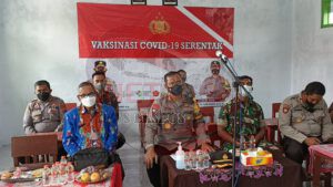 KAPOLRES PAMEKASAN MENGIKUTI GIAT ZOOM MEETING VAKSINASI ANAK DAN BOSTER DI SDI AL BAROKAH