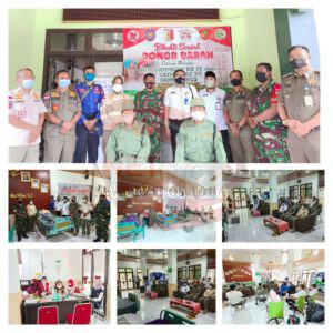 Sat Pol PP Tulang Bawang Gelar Bakti Sosial Donor Darah Serentak