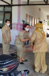 Wabup Situbondo Hadiri Apel pagi di Puskesmas Mlandingan, Tekankan Percepatan Vaksinasi