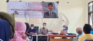 Wakil Ketua DPRD Babel Muhammad Amin, SE datangi warga Desa Nadung Basel