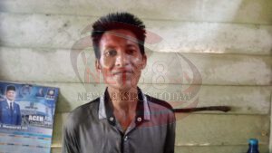 Andrianto Warga Desa Sambay Ucapkan Terimakasih Kepada Kapolres Simeulue Yang Akan Pindah Tugas