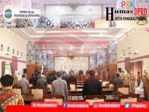 Sidang Paripurna Ke-17 Masa Persidangan II DPRD Kota Pangkalpinang
