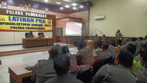 Demi Mengoptimalkan Pelaksanaan operasi, Polres Pamekasan Gelar Latpra Ops Ketupat Semeeru 2022
