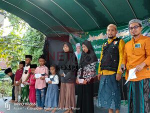 DPC PAN Kadur dan Bazis Sukolelah Gelar Khotmil Quran dan Santunan Anak Yatim