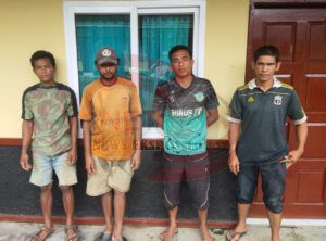 Polres Simeulue Mengamankan Pelaku Pencurian Besi Pabrik Kelapa Sawit