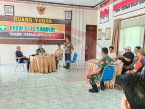 Jalin Sinergitas, Dandim 0115 Simeulue Gelar Silahturahmi Bersama Insan Media