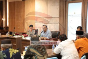 Hari Pertama, Pj Gubernur Gelar Rapat Dengan Pejabat Teras Pemprov Babel