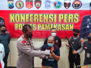 Kasus Pembunuhan dan Penggelapan, Polres Pamekasan Gelar Konference Pers