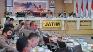 Polda Jatim Gelar Anev Sitkamtibmas