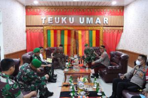 Kapolres Aceh Barat Hadiri syukuran ulang tahun ke 60 Korem 012/Teuku Umar