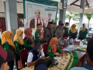 Koordinator PKH Pasuruan Hadiri Pembagian 87 ATM KKS & Buku Tabungan Aktif di Kecamatan Grati.