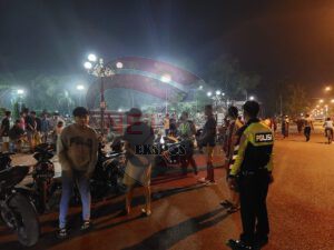 Razia Balap Liar Di Pamekasan, Polisi Amankan 75 Unit Sepeda Motor