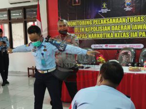 Lapas Pamekasan Ikuti Giat Pembinaan Pelaksanaan Tugas Polsuspas