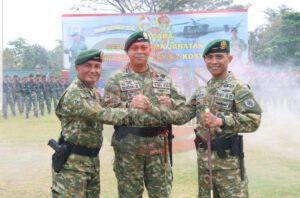 Yonif R 514/SY/9/2 Kostrad Melaksanakan Upacara Serah Terima Jabatan Danyonif R 514/SY