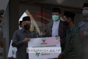 Wapres RI Berikan Bantuan Santripreneur di Ponpes Hidayatussalikin Pangkalpinang