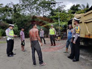 Turun Ketengah Masyarakat Sat Lantas Polres Aceh Barat Sosialisasikan Road Safety