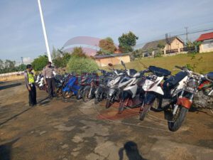 Puluhan Motor Diamankan Dalam Razia Balap Liar