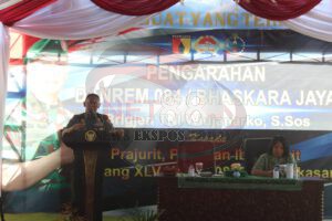 Kunker Danrem 084/Bhaskara Jaya ke Kodim 0826