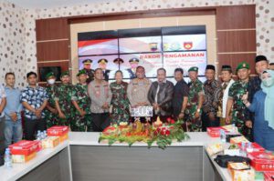 Solidaritas TNI-Polri, Kapolres Terima Surprise HUT Bhayangkara ke-76 dari Kodim 0716/Demak