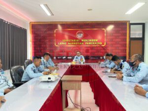 Jelang Hari Raya Idul Adha 1443 H, Lapas Narkotika Pamekasan Lakukan Rapat Panitia
