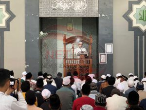 Ratusan WBP Lapas Narkotika Pamekasan Ikuti Pelaksanaan Sholat Idul Adha