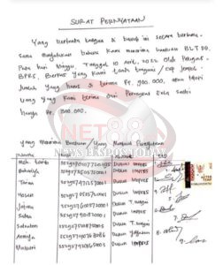 Indikasi Pemotongan BLT DD Terjadi di Desa Saobi