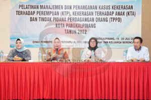 Pemkot Pangkalpinang Gelar Pelatihan Penerapan Kode Etik Kekerasan, Eksploitasi Seksual serta Manajemen Trauma Healing Terhadap Perempuan dan Anak