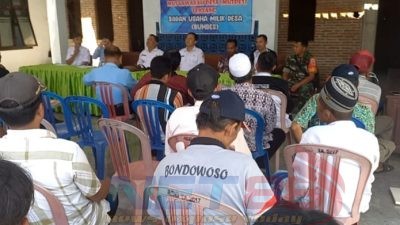 Tergelarnya Rapat Bumdes, Babinsa Sumber Salam Berikan Imbauan