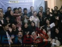 Usai Masa Pengabdian, Mahasiswa KKN Unibraw Gelar Perpisahan di Desa Kapasan