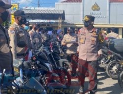 Kapolres Pamekasan Pimpin Langsung Pengecekan Ranmor Dinas