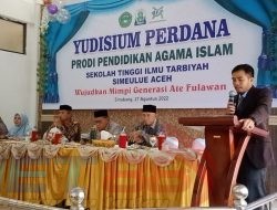 Gelar Yudisium Perdana, Adi Saleh : Selamat dan Terus Berjuang Jadi Pemenang