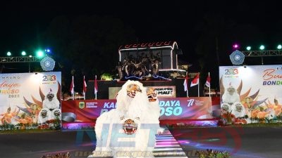 Pasiter Kodim 0822 Bondowoso Hadiri Kampung Budaya Fashion
