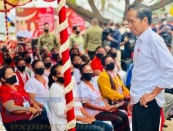 Presiden Mengecek Langsung Penyaluran BLT BBM di Tanimbar