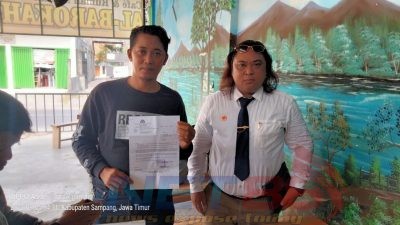 Penyidik Unit lll Tipikor Polres Sampang Kembali Lakukan Pemeriksaan Kasus Penganiayaan Wartawan
