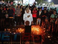 Polres, Kodim dan Komunitas Suporter Bola Pamekasan Gelar Doa Bersama Untuk Korban Stadion Kajuruhan