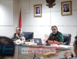 Dihadapan Senator, Pj Gubernur Ridwan Djamaluddin Sampaikan Inflasi Babel Turun