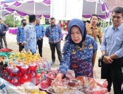 Sekda Kota Pangkalpinnag Meninjau operasi Pasar Murah 2022