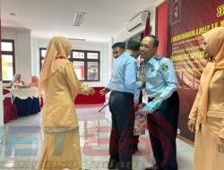 Pisah Kenal dan Pengambilan Sumpah dan Pelantikan Pejabat Administrasi di Lingkungan Lapas Narkotika Kelas II A Pamekasan