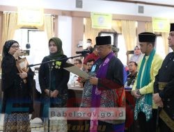 Lantik PW MABMI Babel, Ini Harapan Pj Gubernur Ridwan Djamaluddin