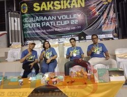 HUT ke 77 DPUTR Kabupaten Pati Dimeriahkan 20 Atlet Voli Putra dan 7 Atlet Voli Putri