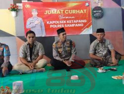 Jumat Curhat Polsek Ketapang Diikuti 14 Kepala Desa