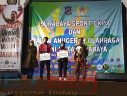 Malam Anugerah Koni Kota SurabayaAkbar Putra dan Rania Aurelia Putri Atlet Terbaik 2022