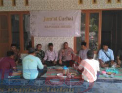 Jum’at Curhat Kapolsek Sreseh bersama Muspika dan tokoh warga.