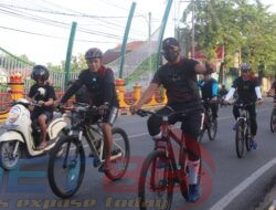 Dengan Tema Gowes Gembira , Kodim 0826 Pamekasan Gelar Gowes Bersepeda Antar Anggota