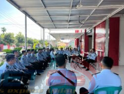 Briefing Perdana Plt Kalapas Narkotika Kelas II A Pamekasan : Dalam Bekerja Niatkan Kerja Sebagai Ibadah