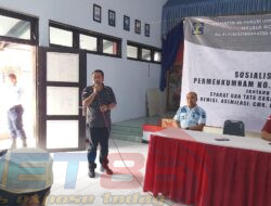 Jabarkan Permenkumham , BAPAS kelas II Pamekasan memberikan pemahaman kepada WBP